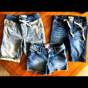 Bundle of girls size 8 Jean shorts